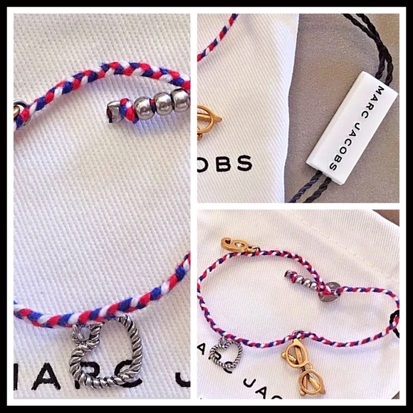 MARC JACOBS FRIENDSHIP CHARM WOVEN BRACELET - Picture 5 of 8